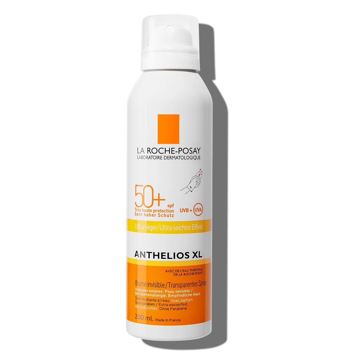 Anthelios Xl Ultra Light Mist Spf50 Face Body Sunscreen By La